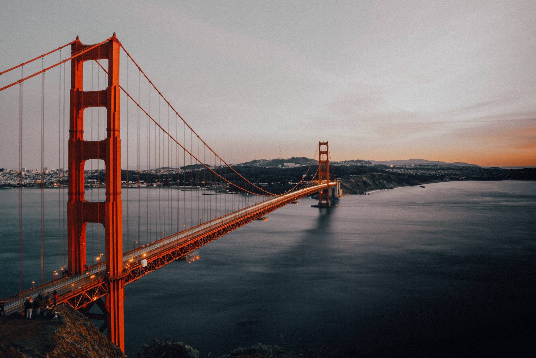 Golden Gate bridge by Chuck Pearson