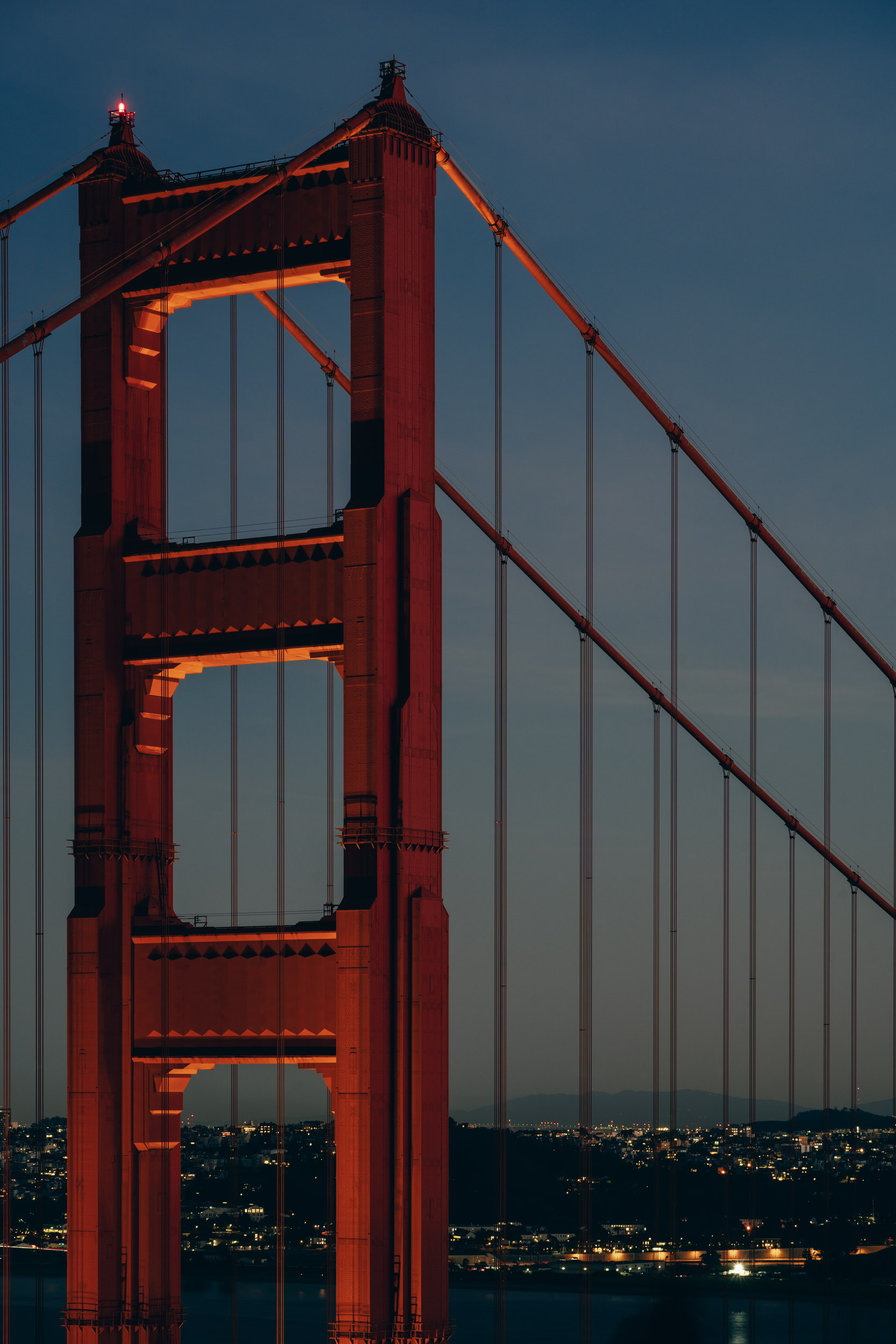 Golden Gate bridge by Chuck Pearson