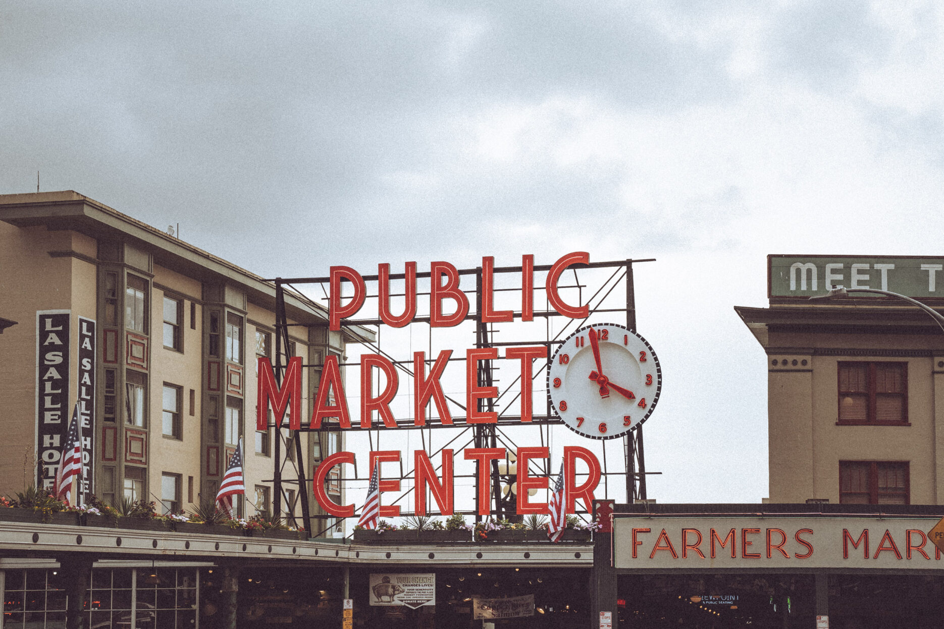 Pike Place in Seattle by Chuck Pearson